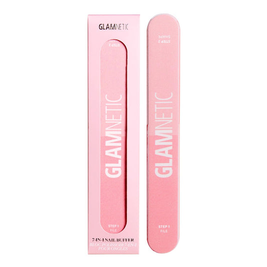 7-in-1 Nail Buffer | All-in-One, 7 Step Nail Buffing Block for Filing, Shaping, Smoothing &amp; Polishing | Lightweight &amp; Easy to Use | EVA &amp; Sandpaper Nail File Buffer