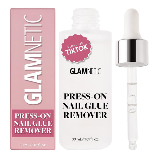 Press On Nail Remover | Odorless, No Acetone, Gentle Press-On Nail Remover Serum for Fake Nails | 30 ml/1.01 fl. oz.